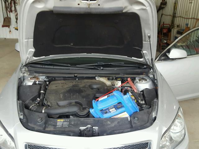 1G1ZC5E12BF117374 - 2011 CHEVROLET MALIBU 1LT SILVER photo 7