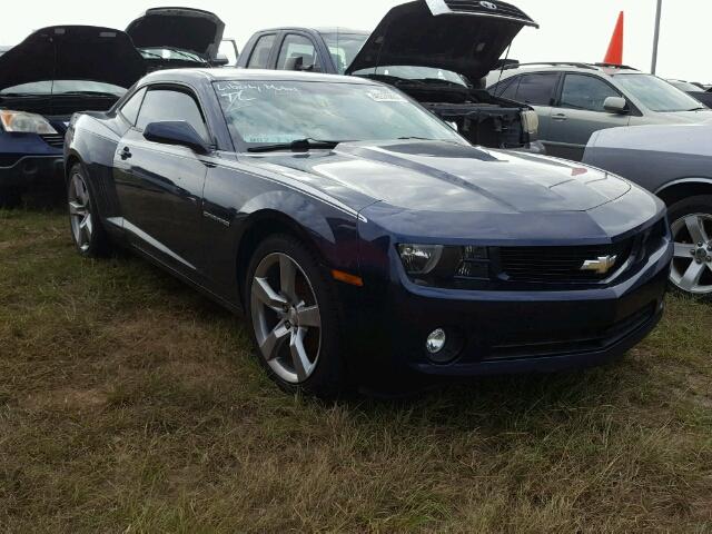 2G1FB1ED7B9176910 - 2011 CHEVROLET CAMARO BLUE photo 1