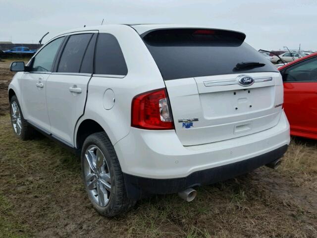 2FMDK3KC0EBB81185 - 2014 FORD EDGE Beyaz fotoğraf 3