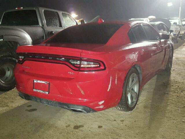 2C3CDXCT4GH158934 - 2016 DODGE CHARGER R/ RED photo 4