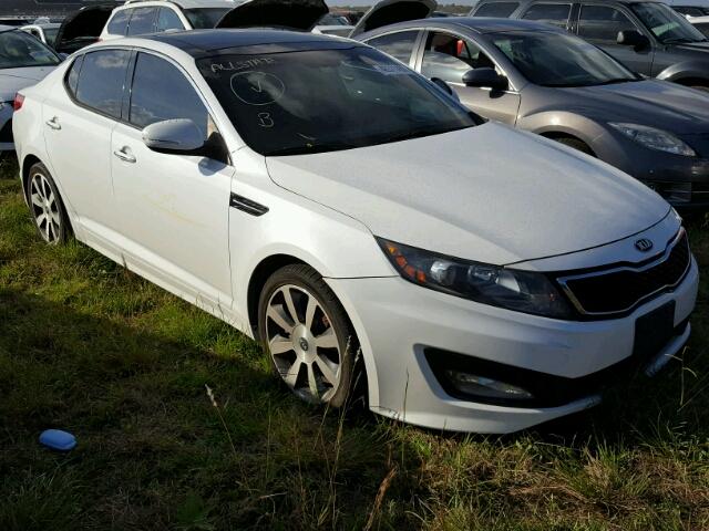 5XXGR4A63DG093597 - 2013 KIA OPTIMA WHITE photo 1