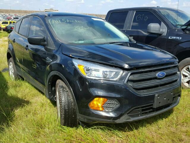 1FMCU0F7XHUC48780 - 2017 FORD ESCAPE S BLACK photo 1