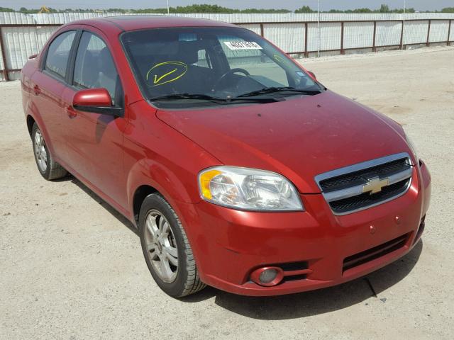 KL1TG5DEXBB144326 - 2011 CHEVROLET AVEO LT RED photo 1