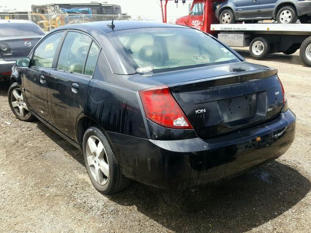1G8AL58B37Z103122 - 2007 SATURN ION LEVEL BLACK photo 3