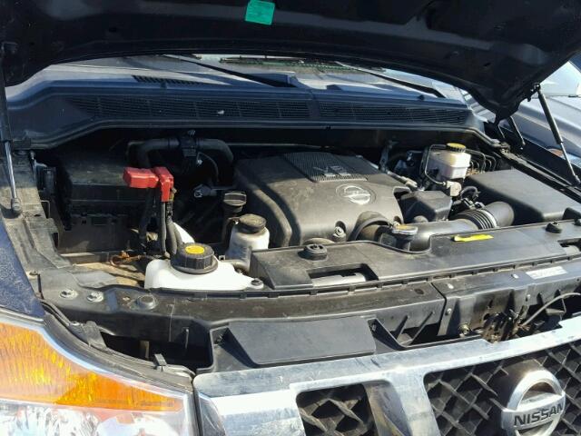 1N6BA0ED0FN502372 - 2015 NISSAN TITAN S BLUE photo 7