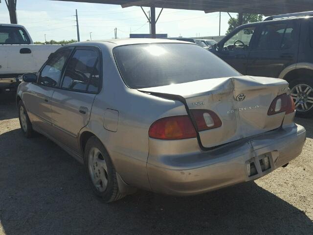 1NXBR18E6WZ122265 - 1998 TOYOTA COROLLA VE TAN photo 3