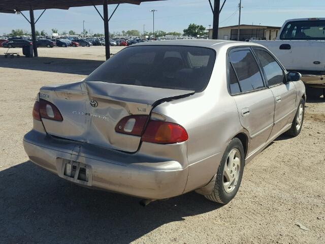 1NXBR18E6WZ122265 - 1998 TOYOTA COROLLA VE TAN photo 4