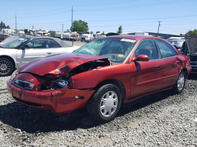 1MEFM50U0WA618824 - 1998 MERCURY SABLE GS RED photo 2