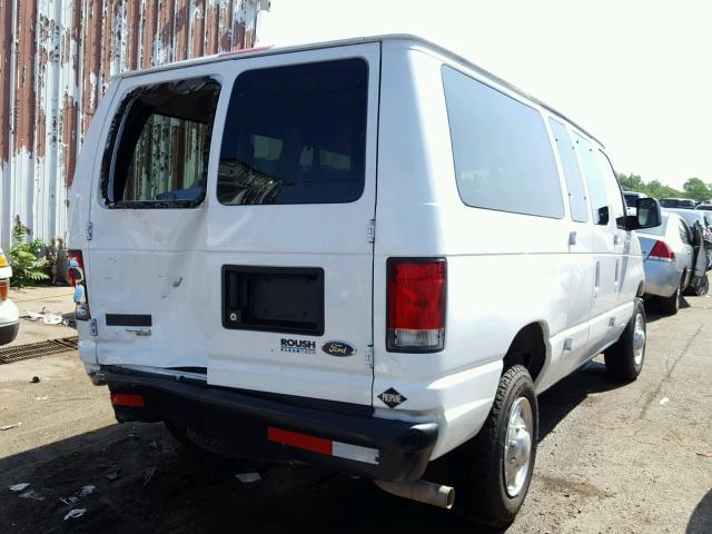 1FMNE3BL2EDA06040 - 2014 FORD ECONOLINE WHITE photo 4