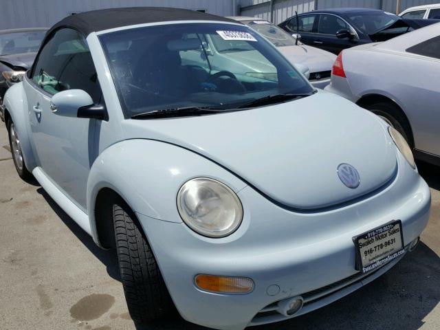 3VWCK21Y73M316694 - 2003 VOLKSWAGEN NEW BEETLE 蓝色 照片 1