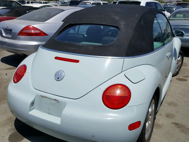 3VWCK21Y73M316694 - 2003 VOLKSWAGEN NEW BEETLE 蓝色 照片 4