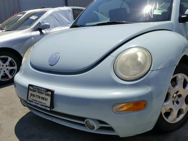 3VWCK21Y73M316694 - 2003 VOLKSWAGEN NEW BEETLE 蓝色 照片 9