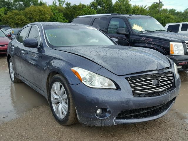 JN1BY1AP0BM320579 - 2011 INFINITI M37 BLUE photo 1