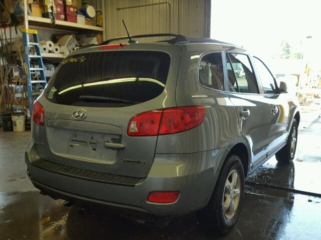 5NMSG13D48H196643 - 2008 HYUNDAI SANTA FE G GRAY photo 4