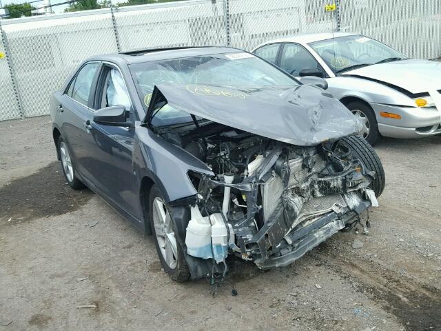 4T1BF1FK4DU659893 - 2013 TOYOTA CAMRY GRAY photo 1