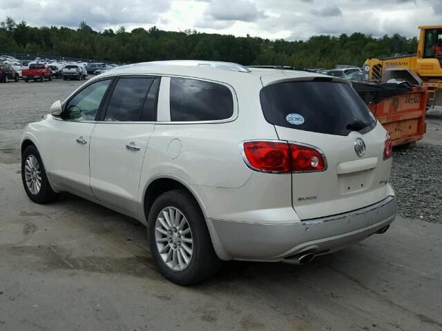 5GAEV23748J188007 - 2008 BUICK ENCLAVE CX WHITE photo 3