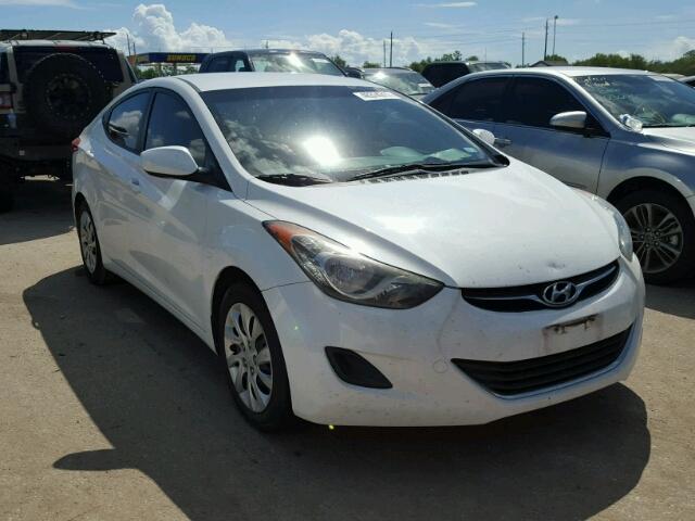 5NPDH4AE2BH059326 - 2011 HYUNDAI ELANTRA GL WHITE photo 1