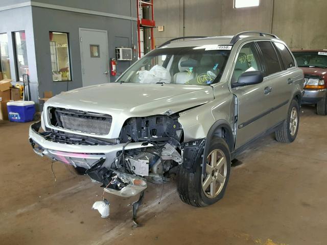 YV1CZ91HX41107840 - 2004 VOLVO XC90 T6 GREEN photo 2