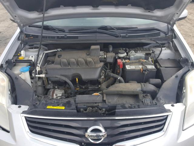 3N1AB6AP5BL623233 - 2011 NISSAN SENTRA 2.0 SILVER photo 7