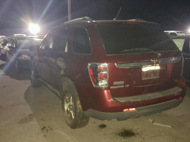 2CNDL13F076052563 - 2007 CHEVROLET EQUINOX LS BURGUNDY photo 3