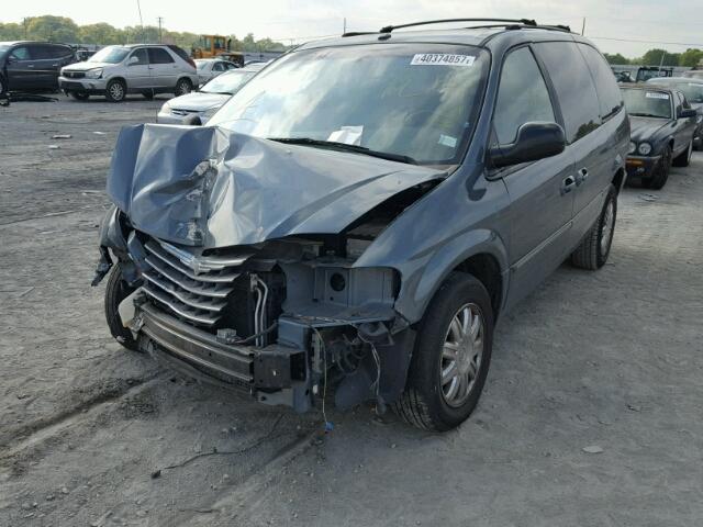 2A8GP64L47R222261 - 2007 CHRYSLER TOWN & COU GREEN photo 2