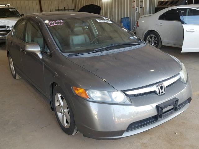 1HGFA16948L098030 - 2008 HONDA CIVIC EXL SILVER photo 1