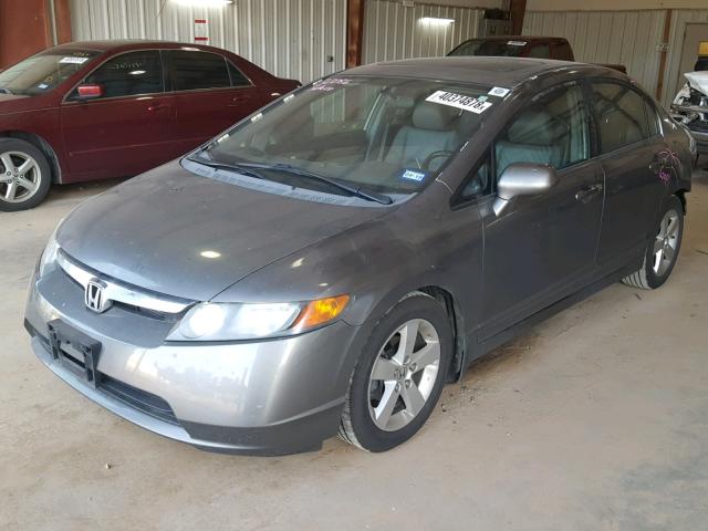 1HGFA16948L098030 - 2008 HONDA CIVIC EXL SILVER photo 2