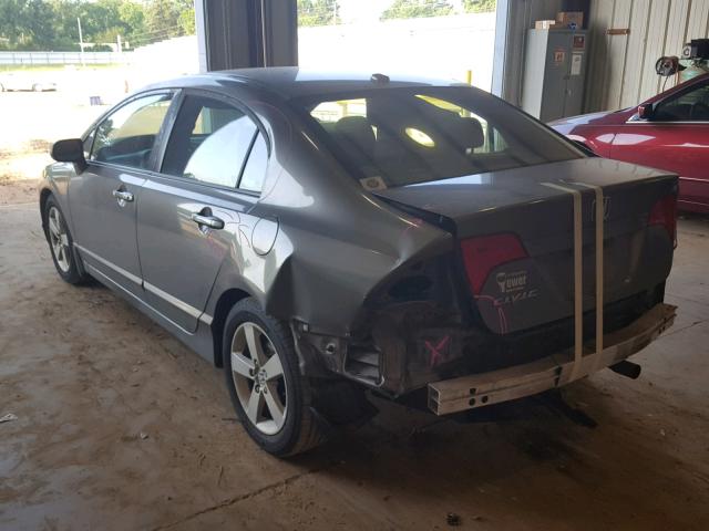 1HGFA16948L098030 - 2008 HONDA CIVIC EXL SILVER photo 3