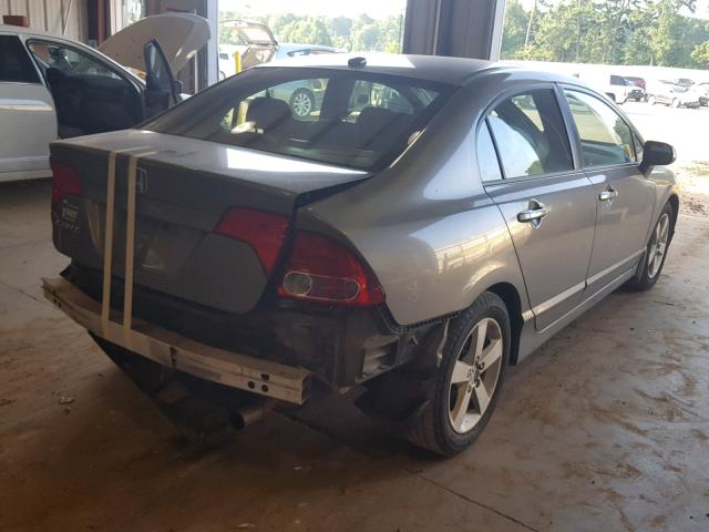 1HGFA16948L098030 - 2008 HONDA CIVIC EXL SILVER photo 4