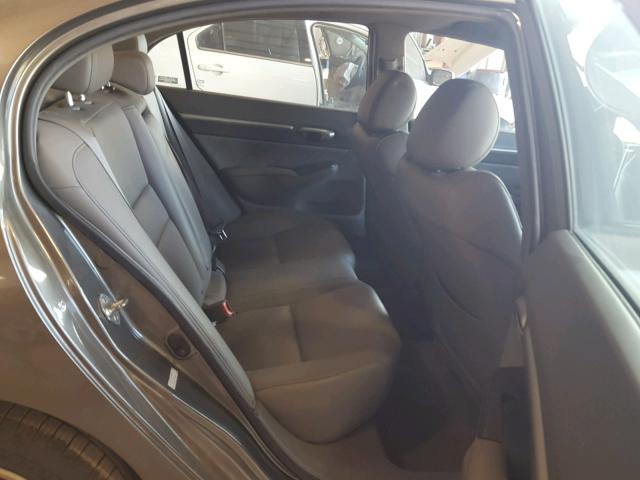 1HGFA16948L098030 - 2008 HONDA CIVIC EXL SILVER photo 6