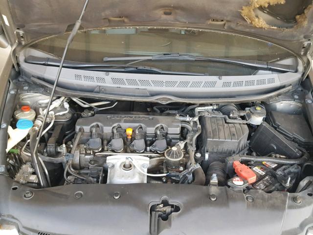 1HGFA16948L098030 - 2008 HONDA CIVIC EXL SILVER photo 7