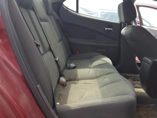 2G2WP522451191312 - 2005 PONTIAC GRAND PRIX Бордовий фото 6