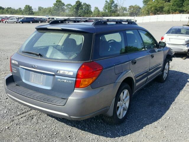 4S4BP61C766331952 - 2006 SUBARU LEGACY OUT BLUE photo 4