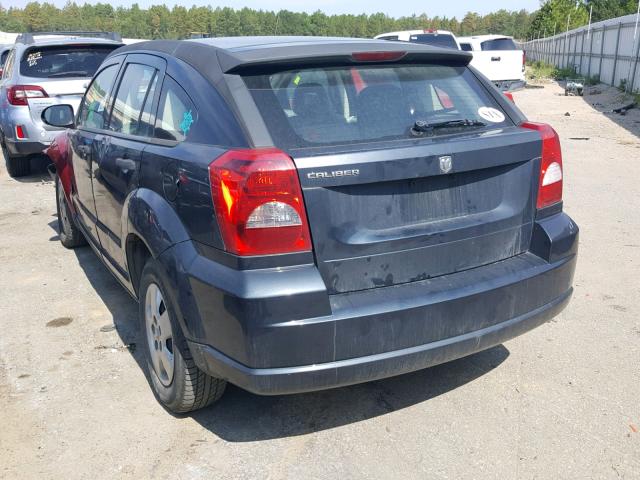 1B3HB28B77D317941 - 2007 DODGE CALIBER BLUE photo 3