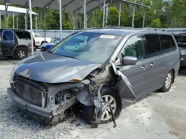 5FNRL38778B064731 - 2008 HONDA ODYSSEY EX GRAY photo 2