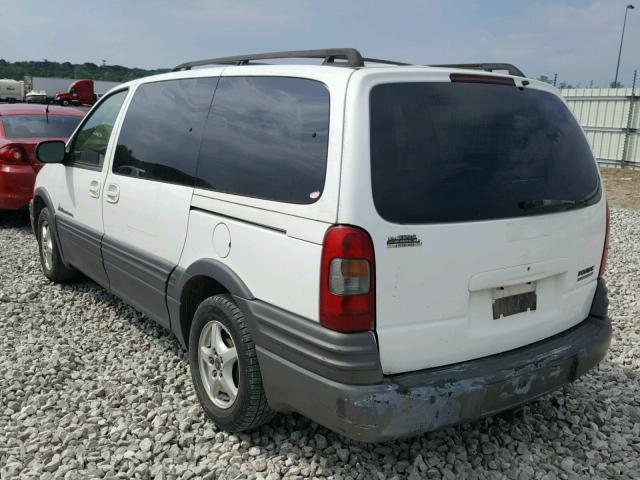 1GMDX03E02D194251 - 2002 PONTIAC MONTANA WHITE photo 3