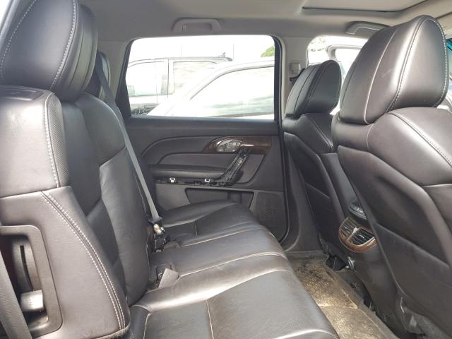 2HNYD2H63DH511399 - 2013 ACURA MDX ADVANC შავი ფოტო 6