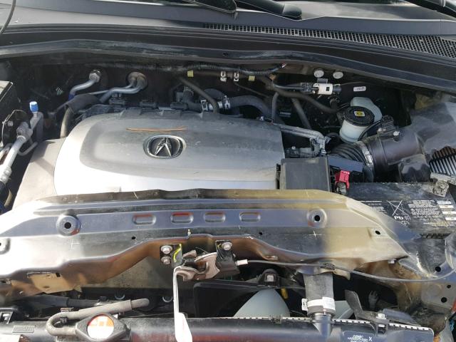 2HNYD2H63DH511399 - 2013 ACURA MDX ADVANC შავი ფოტო 7