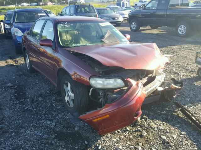 1G1NE52J92M710643 - 2002 CHEVROLET MALIBU LS BURGUNDY photo 1