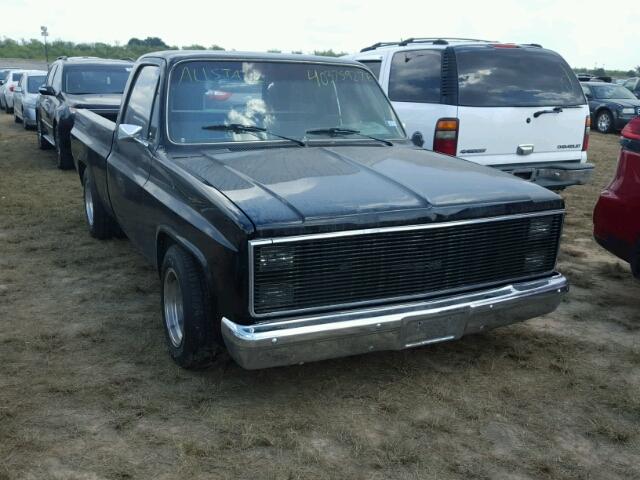 1GCDC14H3EJ113327 - 1984 CHEVROLET C10 BLACK photo 1