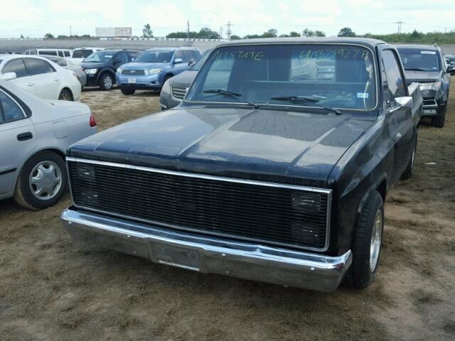 1GCDC14H3EJ113327 - 1984 CHEVROLET C10 BLACK photo 2