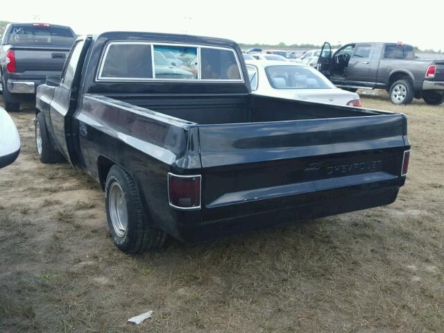 1GCDC14H3EJ113327 - 1984 CHEVROLET C10 BLACK photo 3