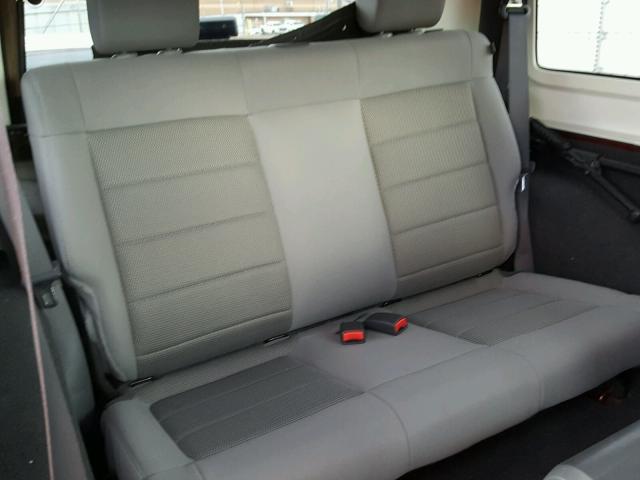 1J4FA54138L610549 - 2008 JEEP WRANGLER S Tünd qırmızı foto 6