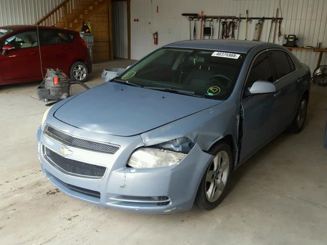 1G1ZH57B88F225434 - 2008 CHEVROLET MALIBU 1LT BLUE photo 2