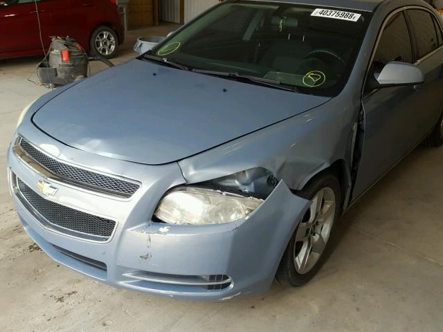 1G1ZH57B88F225434 - 2008 CHEVROLET MALIBU 1LT BLUE photo 9