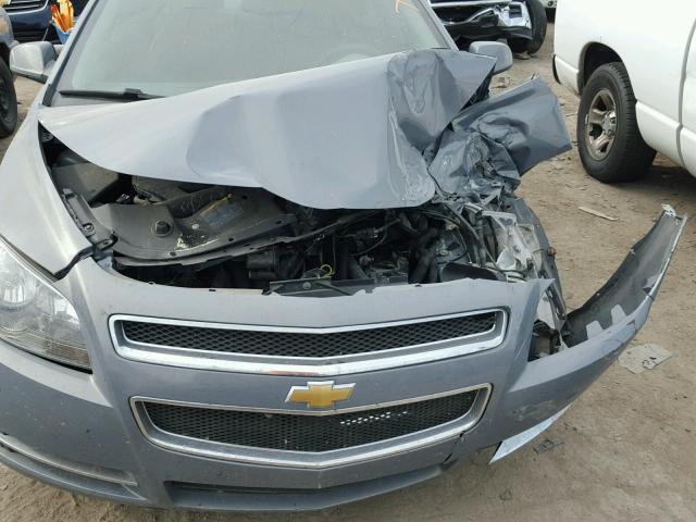 1G1ZH57B38F183075 - 2008 CHEVROLET MALIBU BLUE photo 9