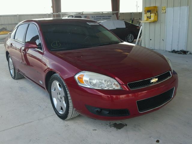 2G1WD58C079234867 - 2007 CHEVROLET IMPALA SUP RED photo 1