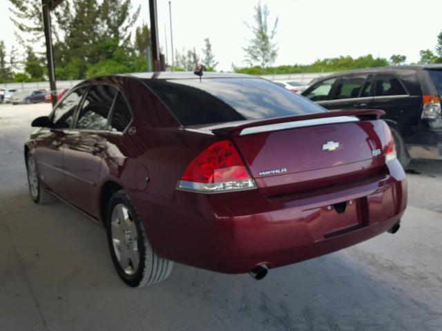2G1WD58C079234867 - 2007 CHEVROLET IMPALA SUP 红色 照片 3