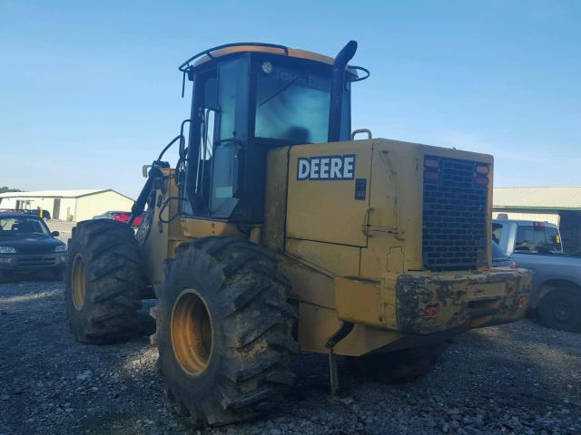 182600164068 - 2002 JOHN DEERE TC54H LOA YELLOW photo 3