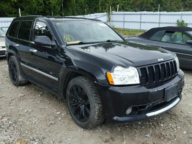 1J8HR78357C601745 - 2007 JEEP GRAND CHER BLACK photo 1